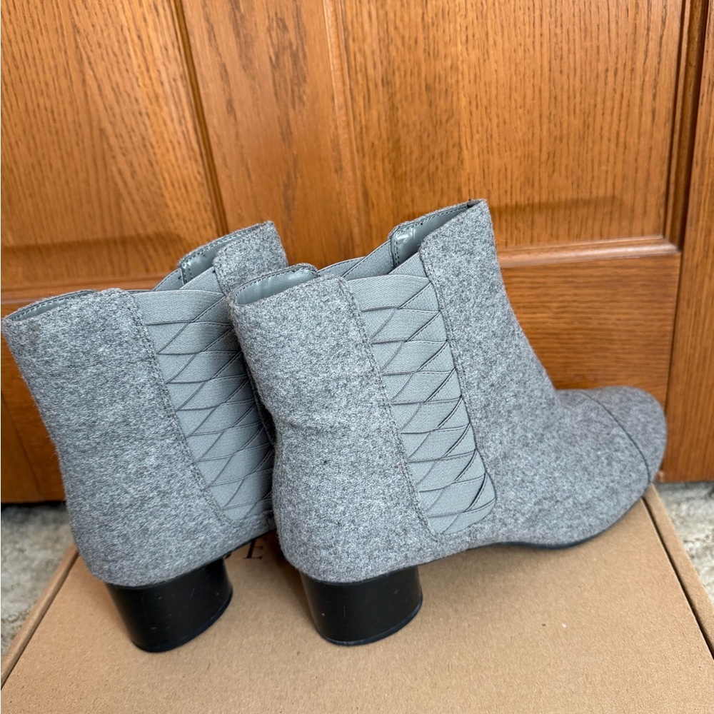 Nine West Gray Ankle Booties - Picture 2 of 5